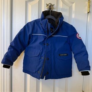Canada Goose Kids Lynx Down Parka Jacket 2 - 3 Years Blue